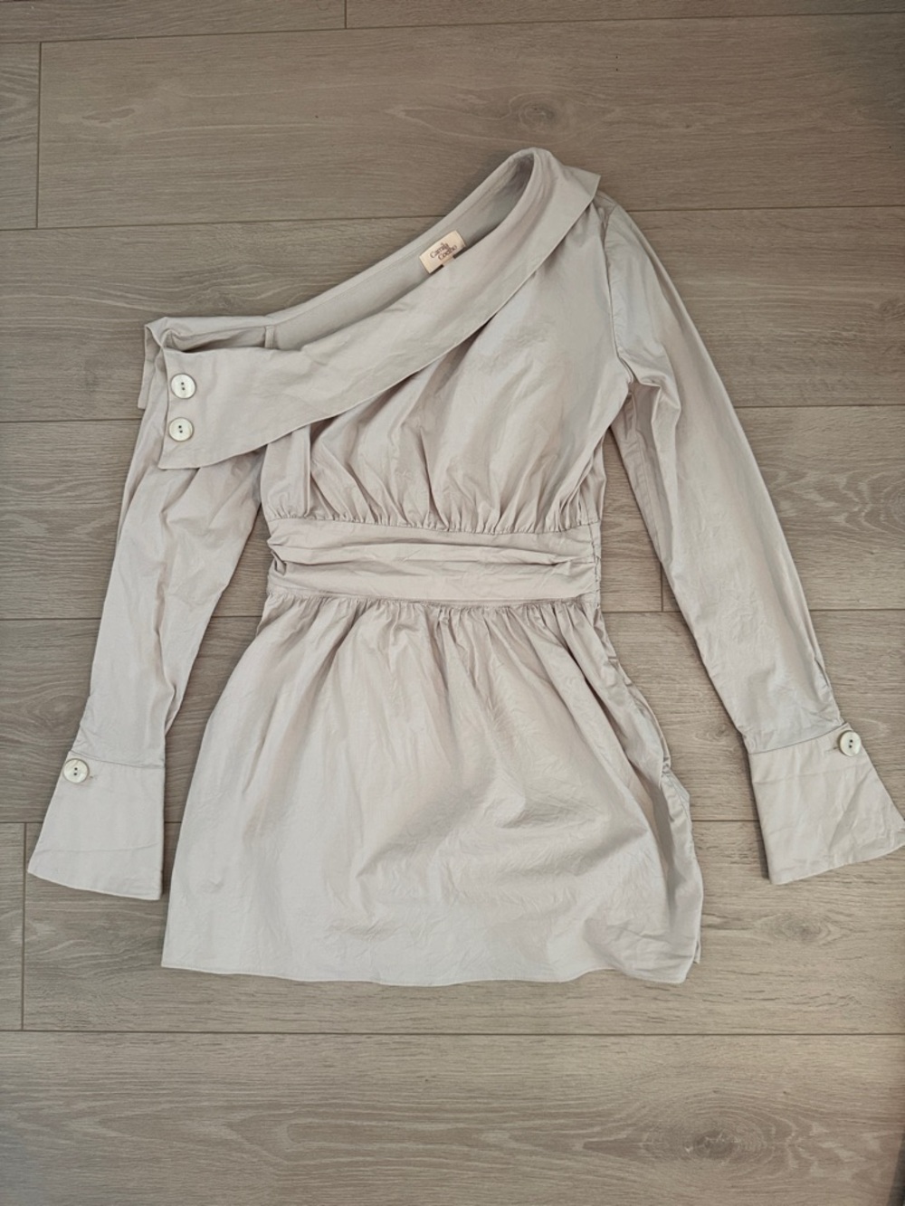 Camila Coelho Soft Light Beige Top